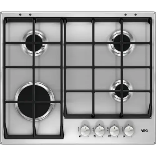 AEG 60cm Stainless Steel Gas Hob - HG654351SM