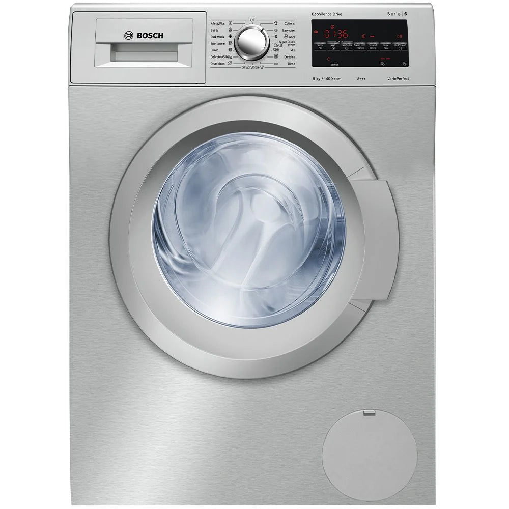 Bosch 9kg Silver Washing Machine - WAT2848XZA + Free Unbeatable Hamper (OMO)