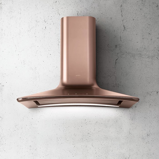 Elba / Elica 85 CM Rounded Chimney C/Hood 10/SWEET COPPER