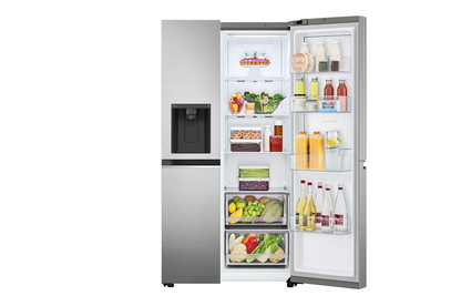 Side by Side Refrigerator with Uvnano™ - GC-J257SLSS