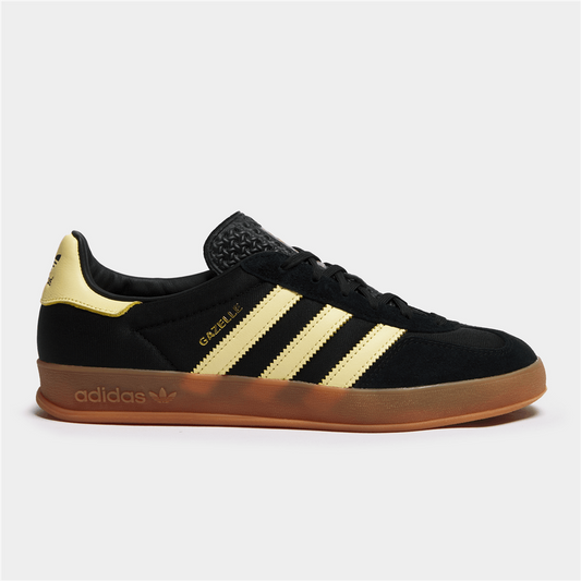 adidas Originals Men's Gazelle Black/Yellow Sneaker