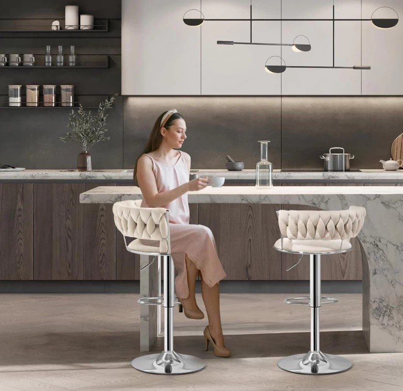 Bar Chair  (Finish Colour - Beige)