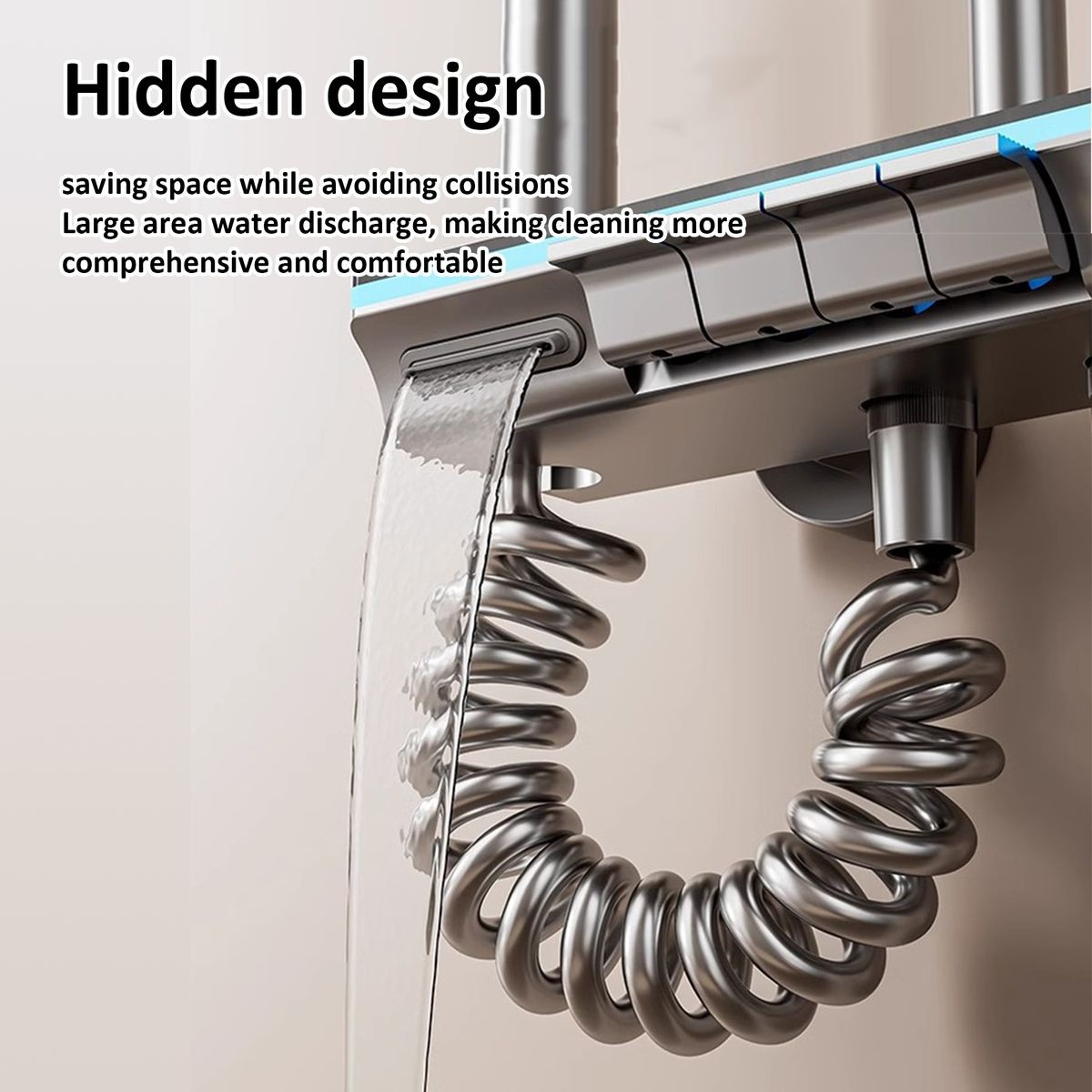 Bath Shower Set with LED Digital Display System