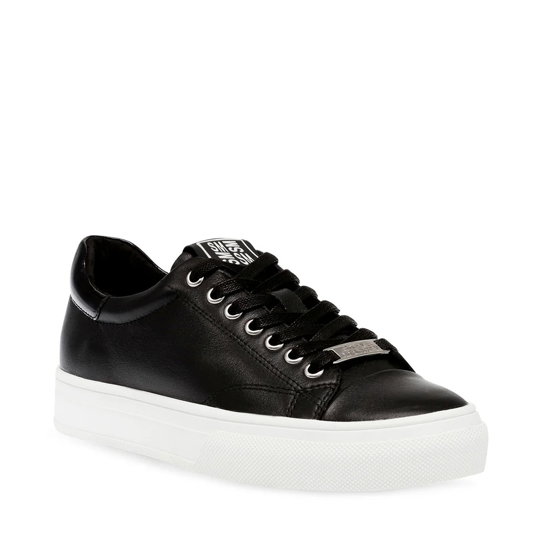 STEVE MADDEN - CAPTIVE BLACK ACTION LEATHER