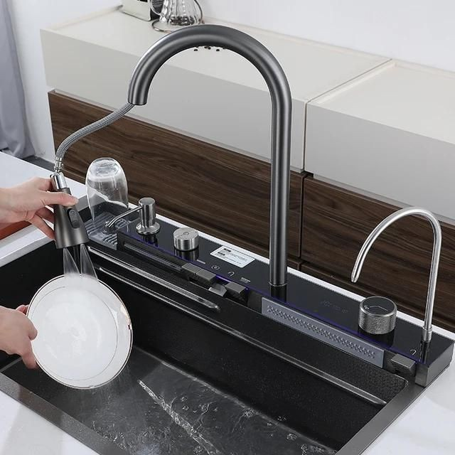 Multifunctional Complete Kitchen Sink with LED Display