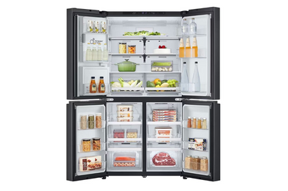 LG 675L Black Steel French Door Fridge Freezer with UVnano™ Ice & Water Dispenser – GC-L24FFCFB – DISPLAY UNIT