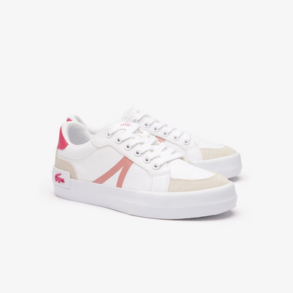 LACOSTE - L004 TEXTILE COLOURBLOCK TRAINERS