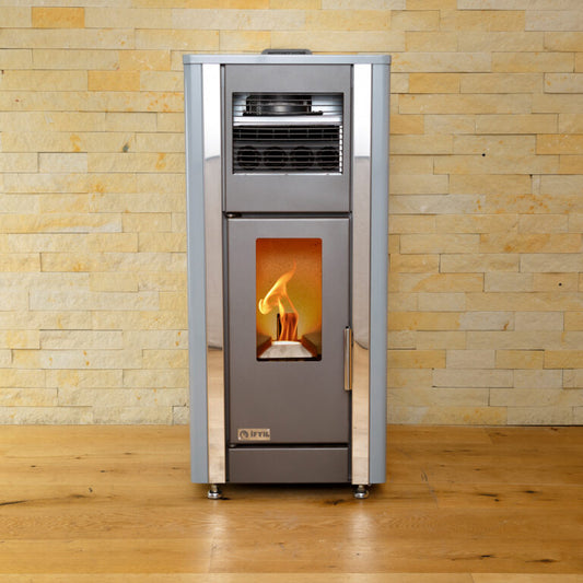 CRYSTAL PELLET STOVE (GREY)