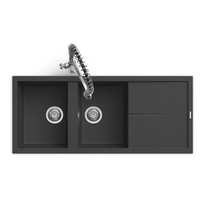 Smeg Sink Rigae D-in 1160x500 Black