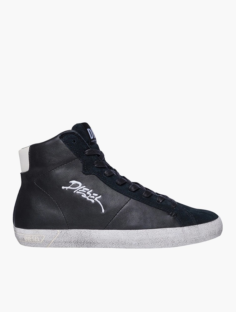 Diesel Black S-Leroji Mid - High-Top Sneakers