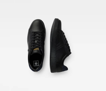 G-STAR RAW-CADET LEATHER DENIM SNEAKERS