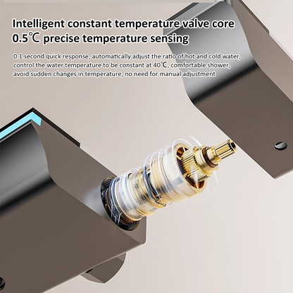 Thermostatic Rainfall Bath Shower