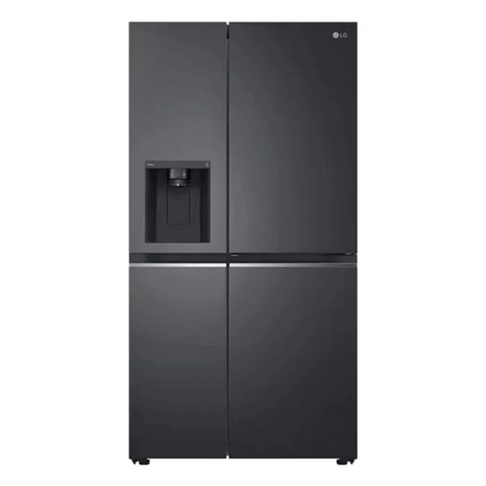 LG 674l Black Door-in-Door Non Plumbed Side by Side Fridge - GC-J257SQ2W