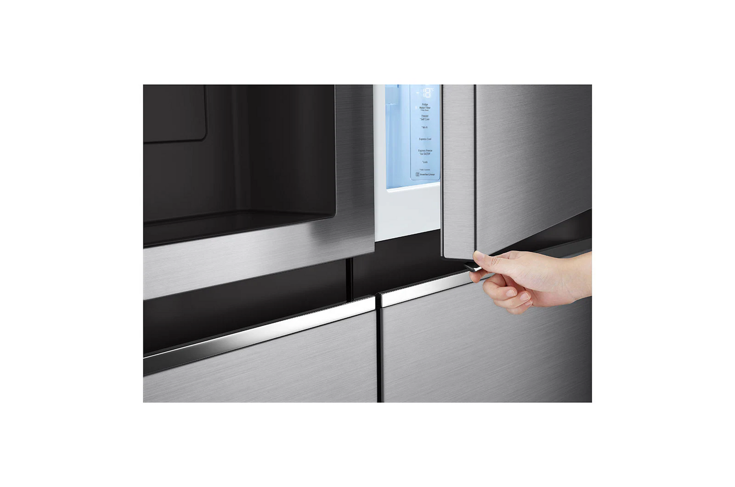 Side by Side Refrigerator with Uvnano™ - GC-J257SLSS