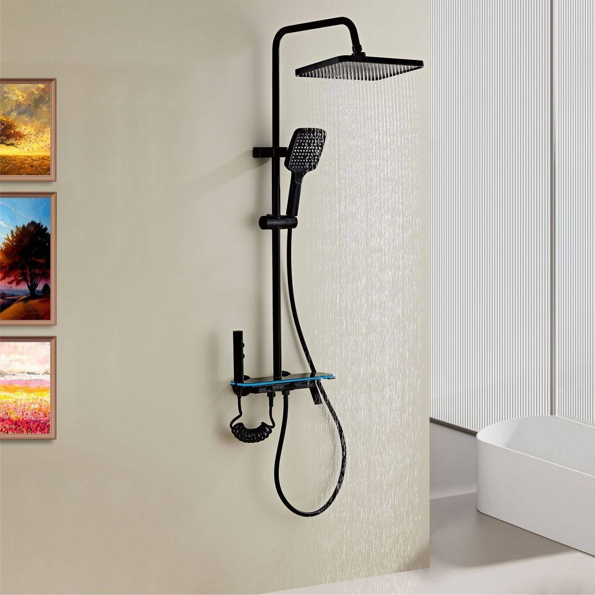 Multifunctional LED Digital Display Shower System 032 – LESonline