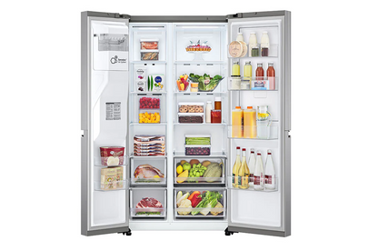 Side by Side Refrigerator with Uvnano™ - GC-J257SLSS