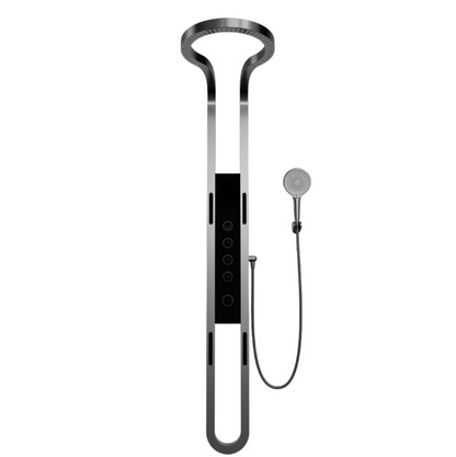 Victoria 4 Function Multifunction  Shower Column -Gun Grey