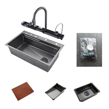 Multifunctional Complete Kitchen Sink with LED Display