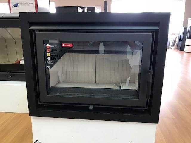 Kratki - JAS Built-In Fireplace, 10kW + Convection Box