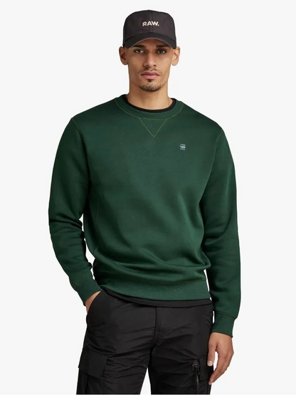 G-Star Men's Premium Core Green Sweater