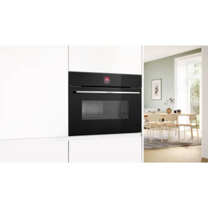 Bosch 45L Black Series 8 Built-In Compact Microwave Oven - CMG7241B1