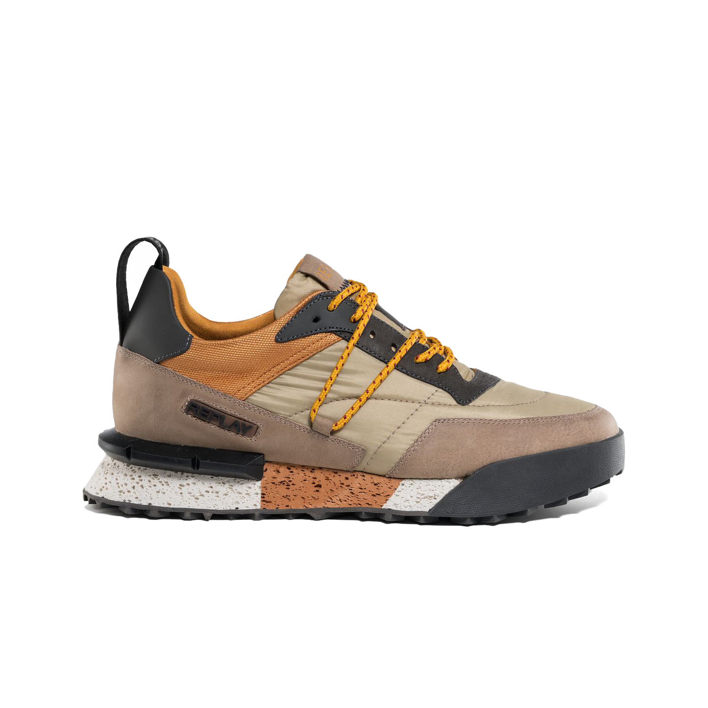 REPLAY - MEN’S FIELD JUPITER LACE UP SNEAKER (TAUPE)