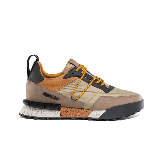 REPLAY - MEN’S FIELD JUPITER LACE UP SNEAKER (TAUPE)