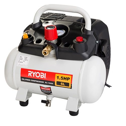 Ryobi RC-1506N 1.1kw Oil-Free Compressor