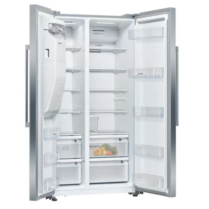 Bosch Stainless steel Side-by-Side Fridge - KAI93VI304