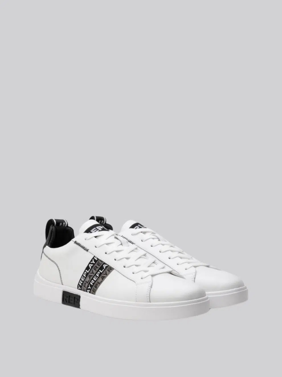 Replay - Polys Tape Leather Sneaker