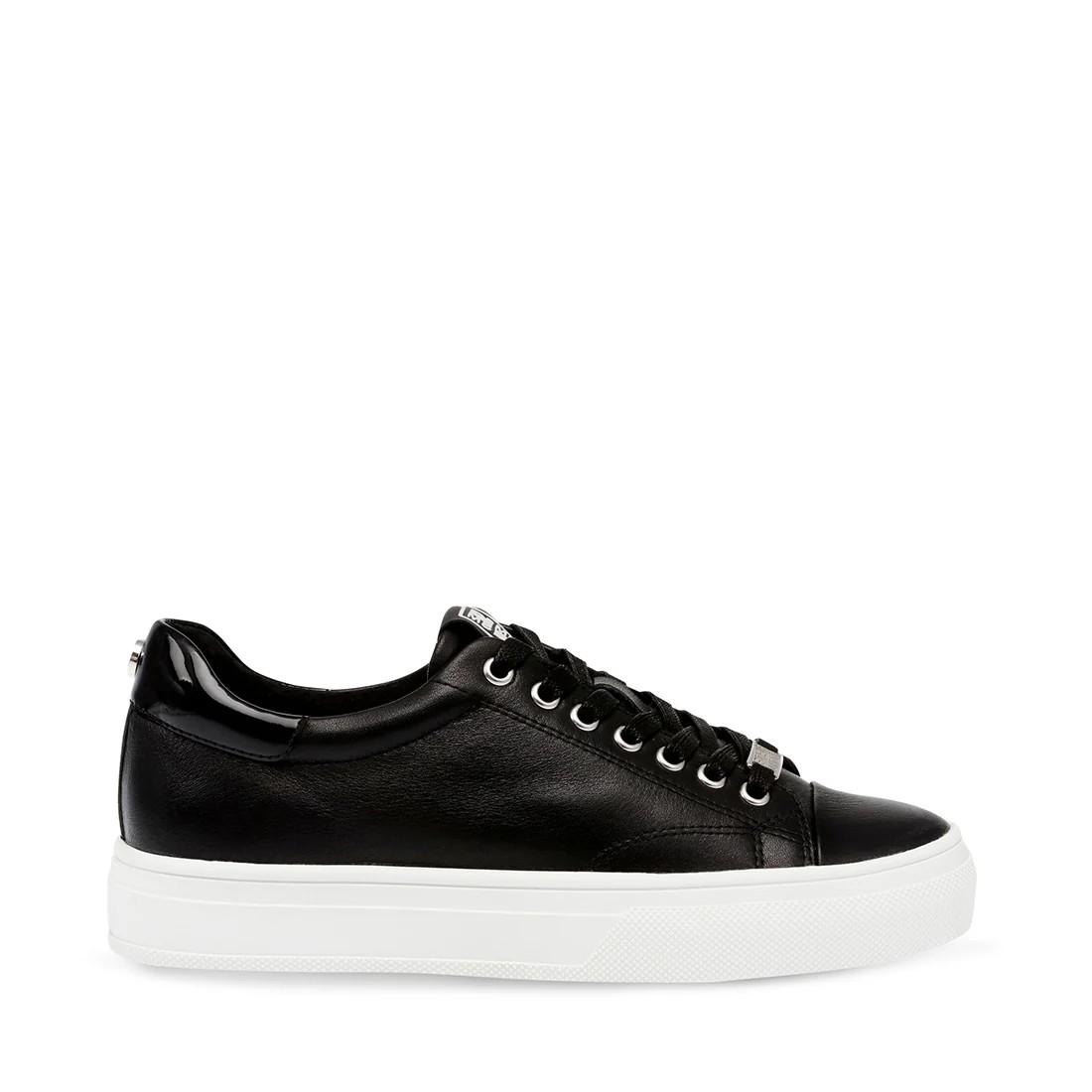 STEVE MADDEN - CAPTIVE BLACK ACTION LEATHER