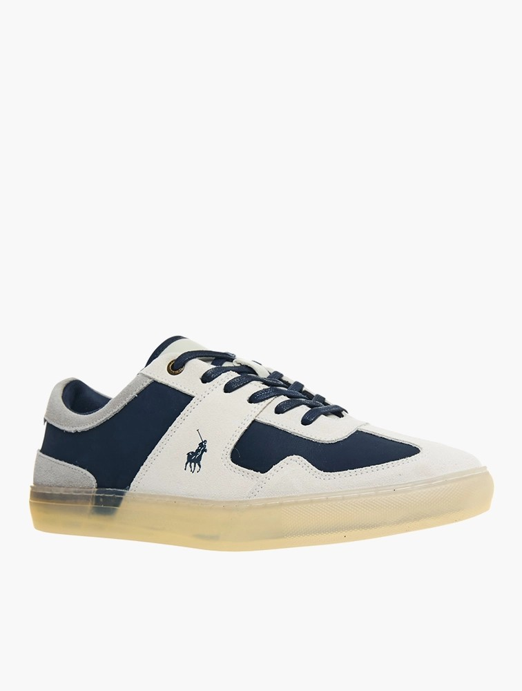 Polo Navy Gumsole Lace Up Sneakers