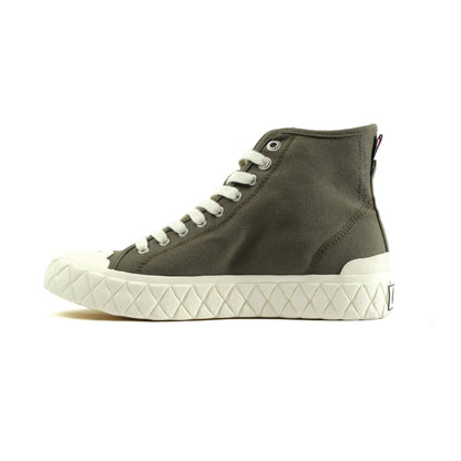 PALLADIUM - PALLA ACE CVS MID SNEAKER - OLIVE NIGHT