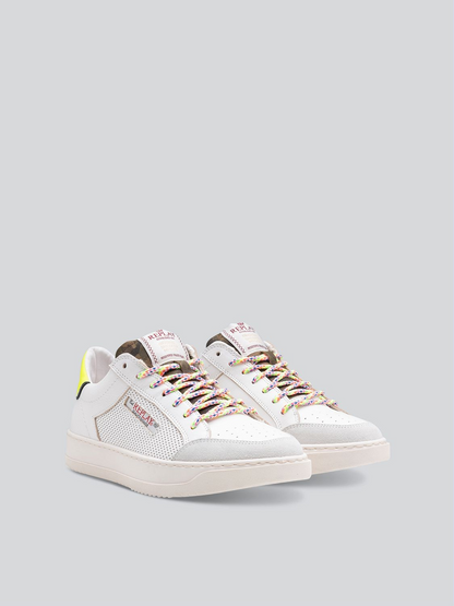 REPLAY - RELOAD MIXER LEATHER SNEAKERS WITH LACES