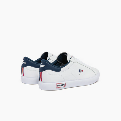 LACOSTE-Men's Powercourt Leather Tricolour Trainers