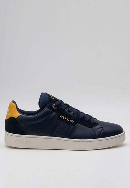 Replay -  smash denim - navy & yellow