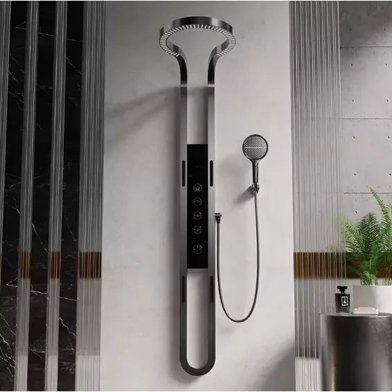 Victoria 4 Function Multifunction  Shower Column -Gun Grey