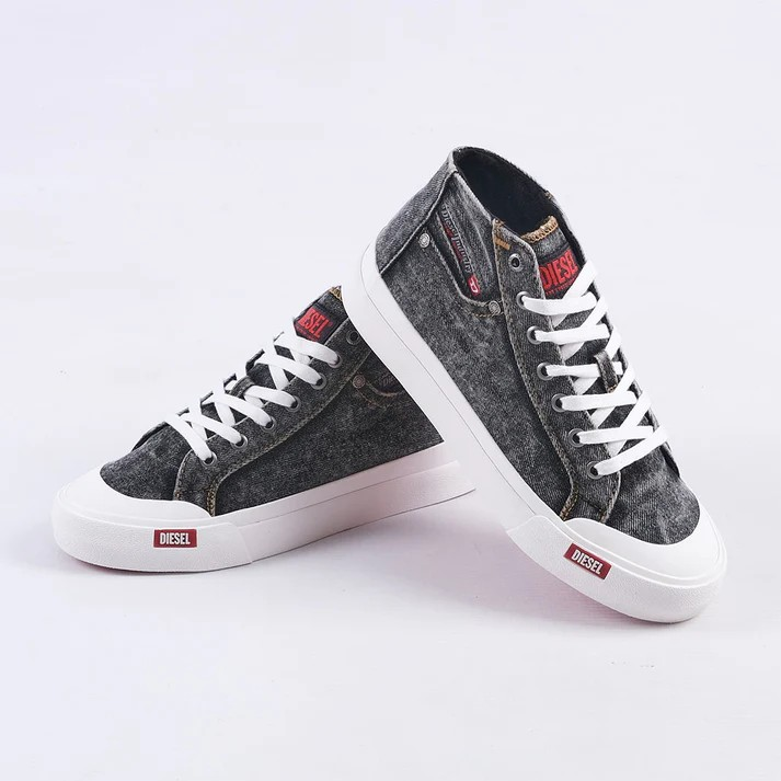 Diesel S-Athos Mid Sneakers (Black)