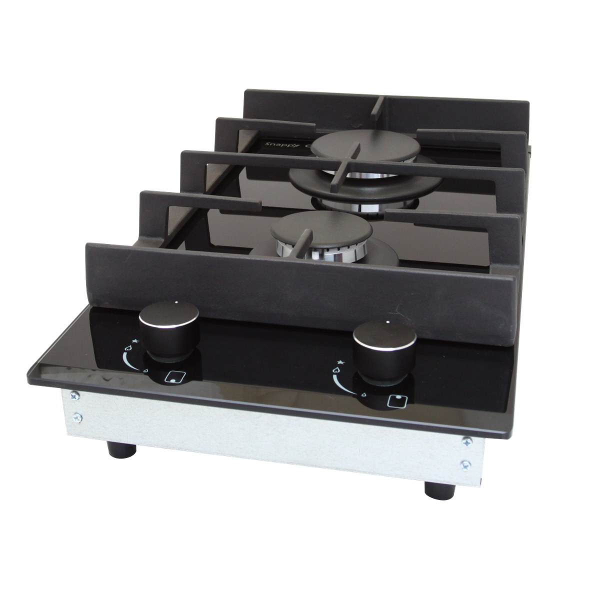 Snappy Chef 2-burner Glass Gas Stove