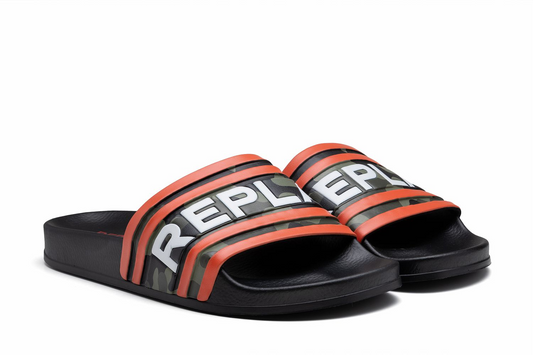 REPLAY-Men’s Up Stripe slide