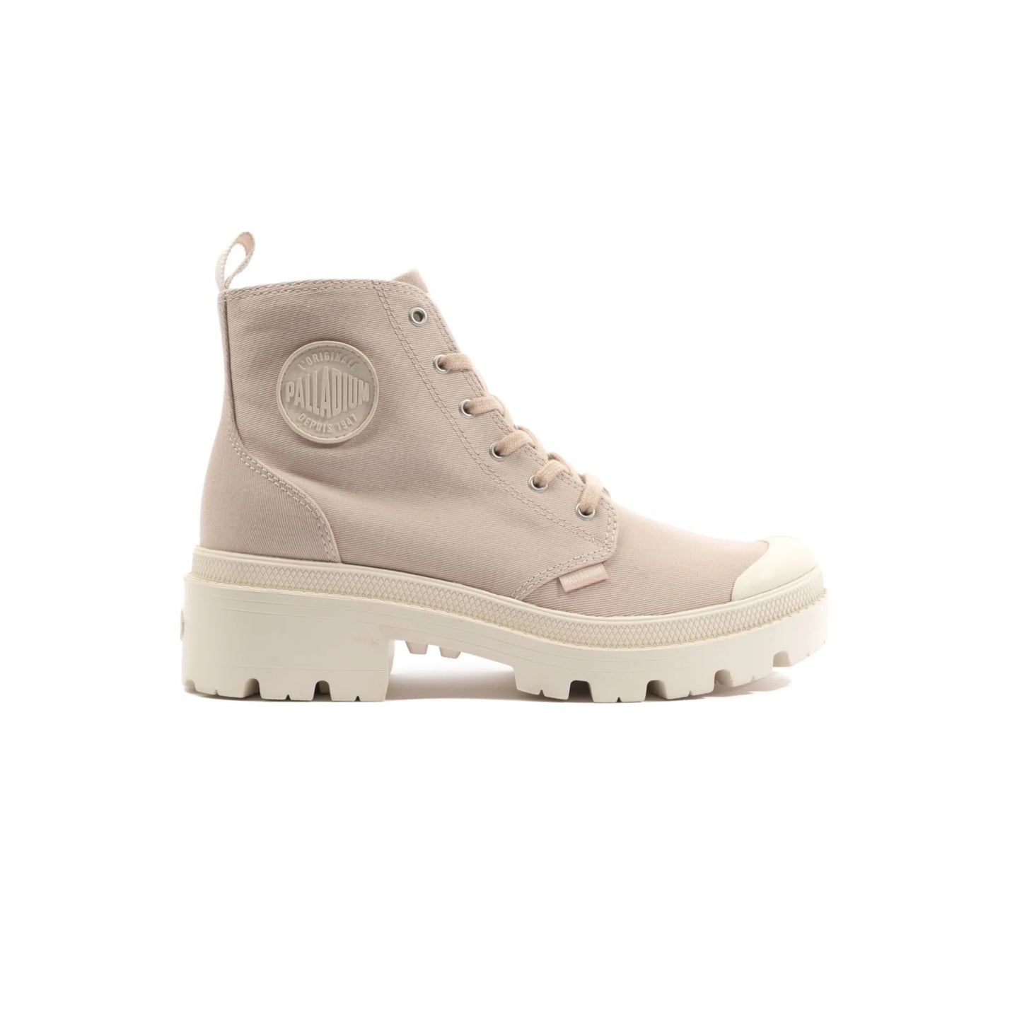 PALLADIUM - LADIES PALLABASE TWILL - NUDE DUST