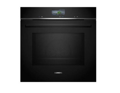 Siemens iQ700 60cm Black Built-In Combi Microwave Oven HM736GAB1