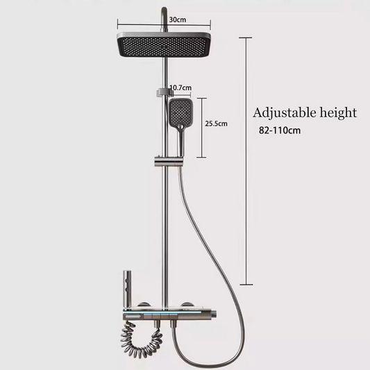 Thermostatic Rainfall Bath Shower