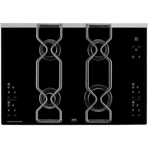 AEG 79902GM 74CM GAS ON GLASS HOB T/CONTR