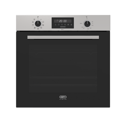 Defy 60cm Inox Built-In Oven with Thermofan+ & AirFire – DBO696