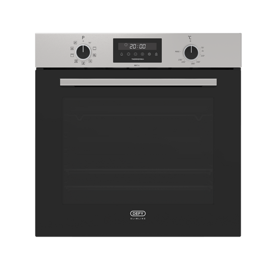 Defy 60cm Inox Built-In Oven with Thermofan+ & AirFire – DBO696