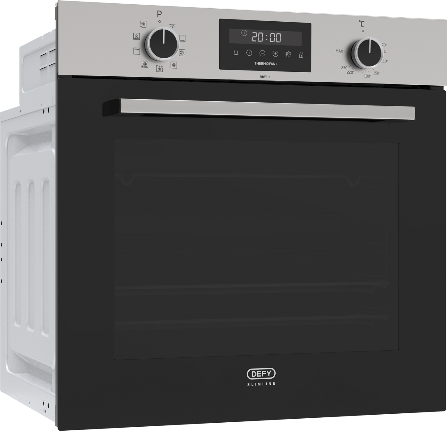 Defy 60cm Inox Built-In Oven with Thermofan+ & AirFire – DBO696