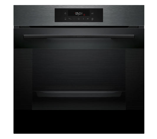 Bosch Series 6 60cm Black Stainless Steel Built-In Oven – HJG852EG0Z