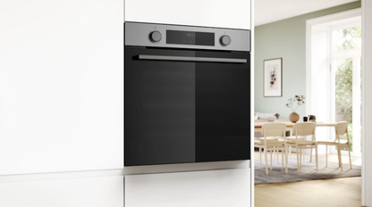 Bosch Series 4 60cm Stainless Steel Built-In Steam Oven – HUA736ER0Z