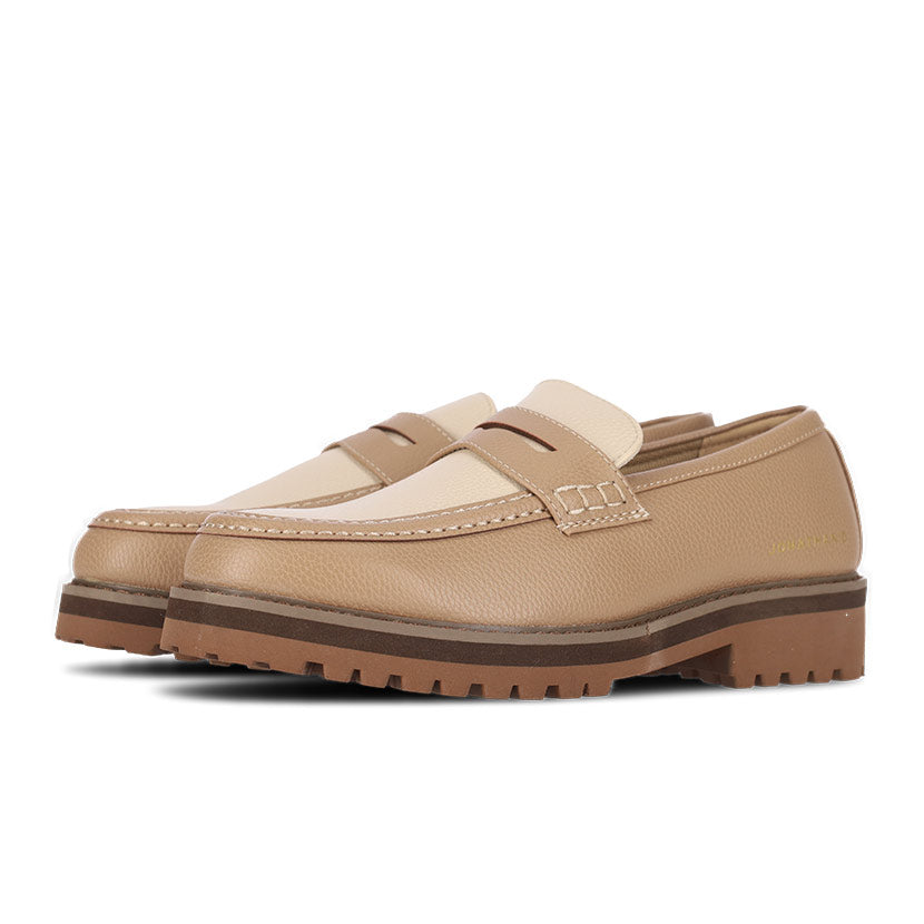 Jonathan D J Penny Moccasin Shoe Mens Nude